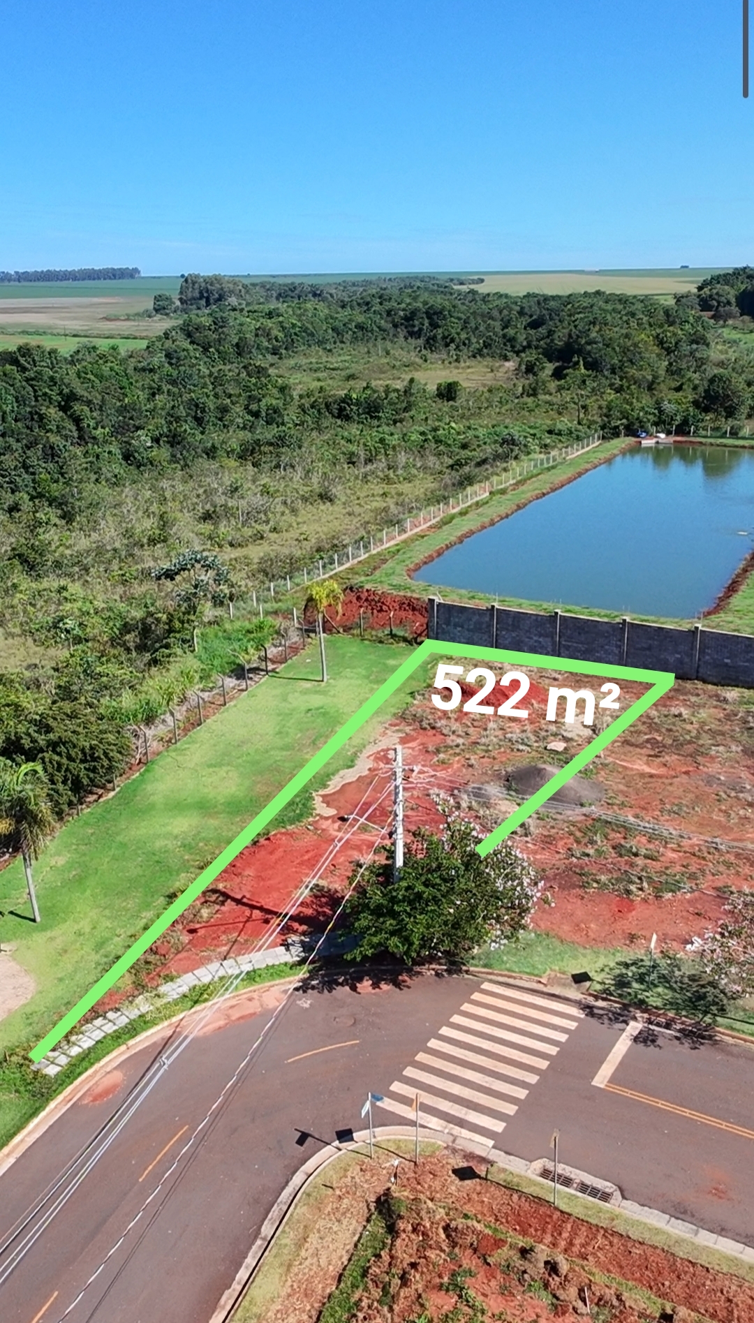 Terreno à venda com 522 m² no Condomínio Alto da Boa Vista em São Gabriel do Oeste