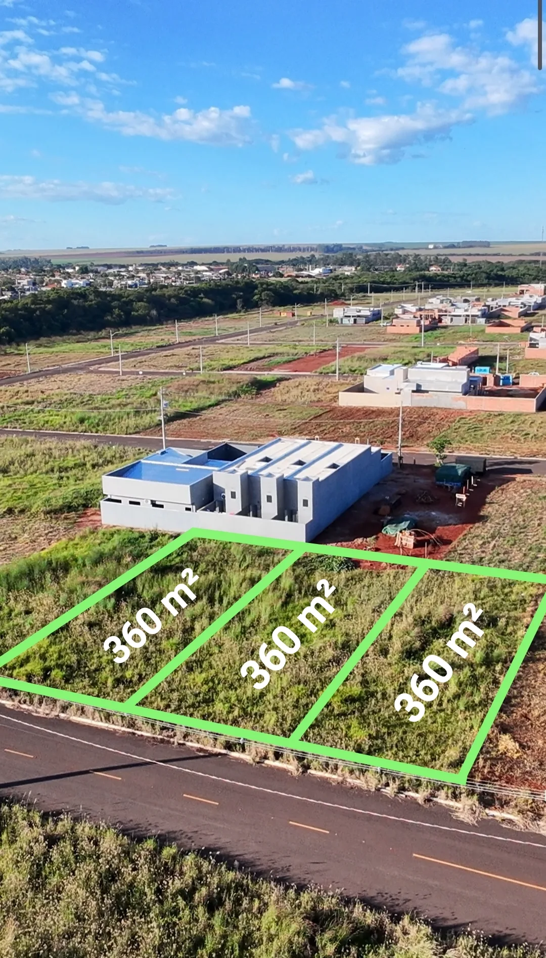 3 Terrenos com 360m² R$ 125.000,00 cada Residencial Rosada 1 em São Gabriel do Oeste