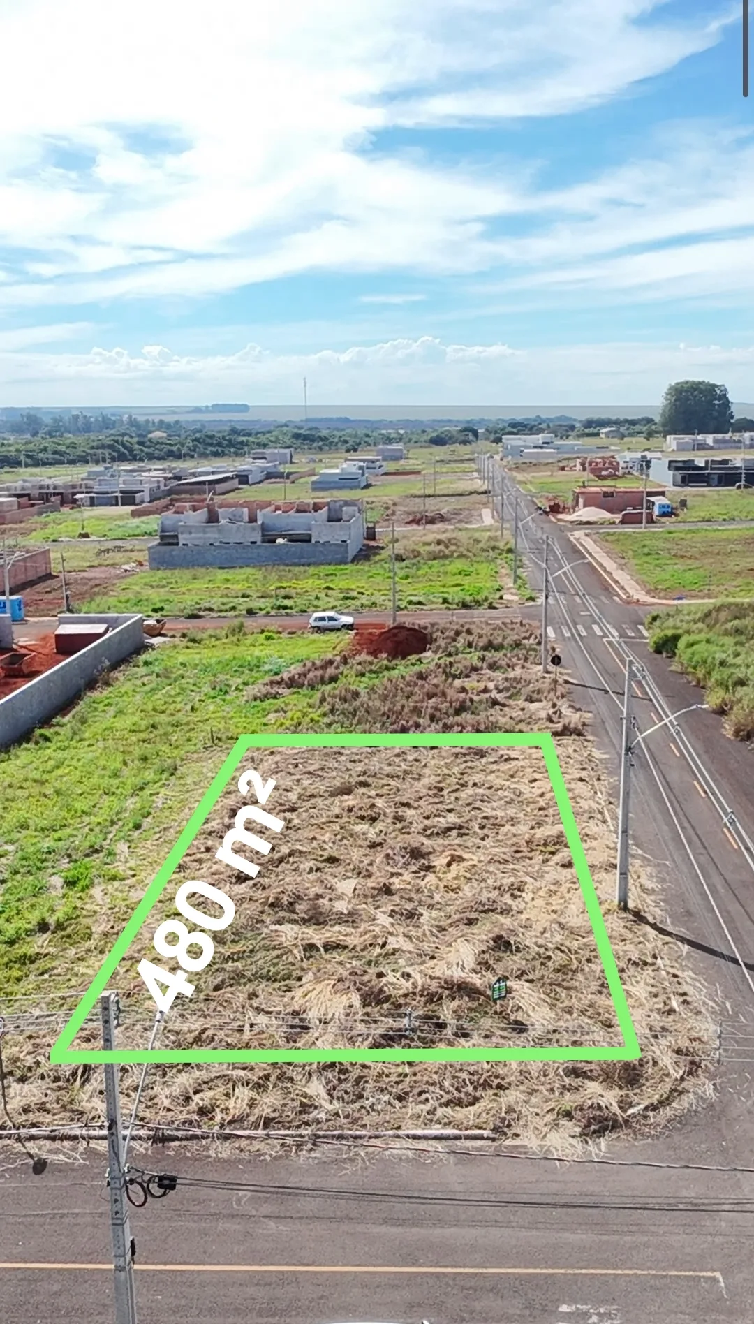Terreno de esquina à venda com 480 m² no Bairro BAIRRO ROSADA 1 em São Gabriel do Oeste