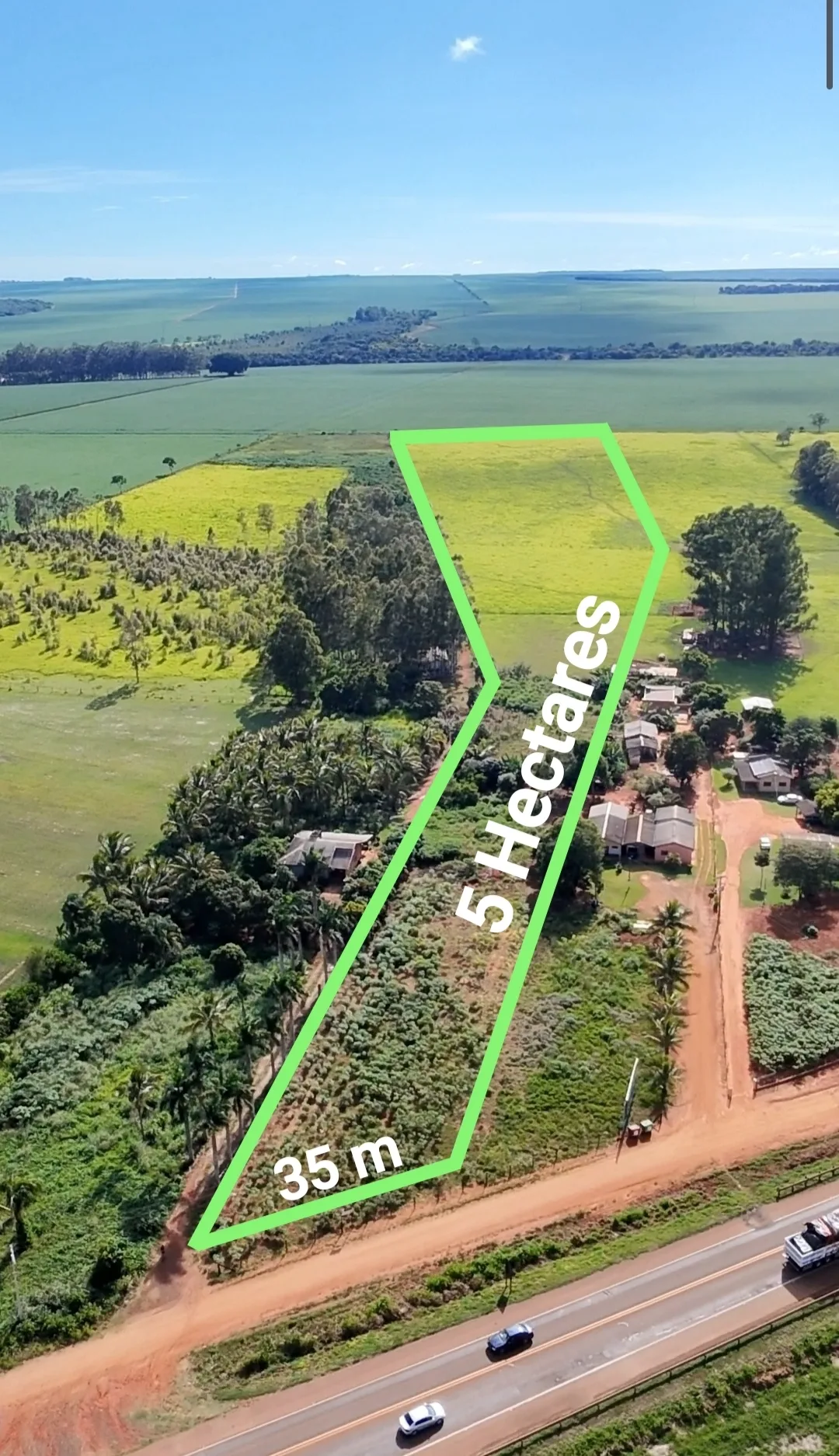 Margens BR 163 à venda com 50.000 m² em São Gabriel do Oeste