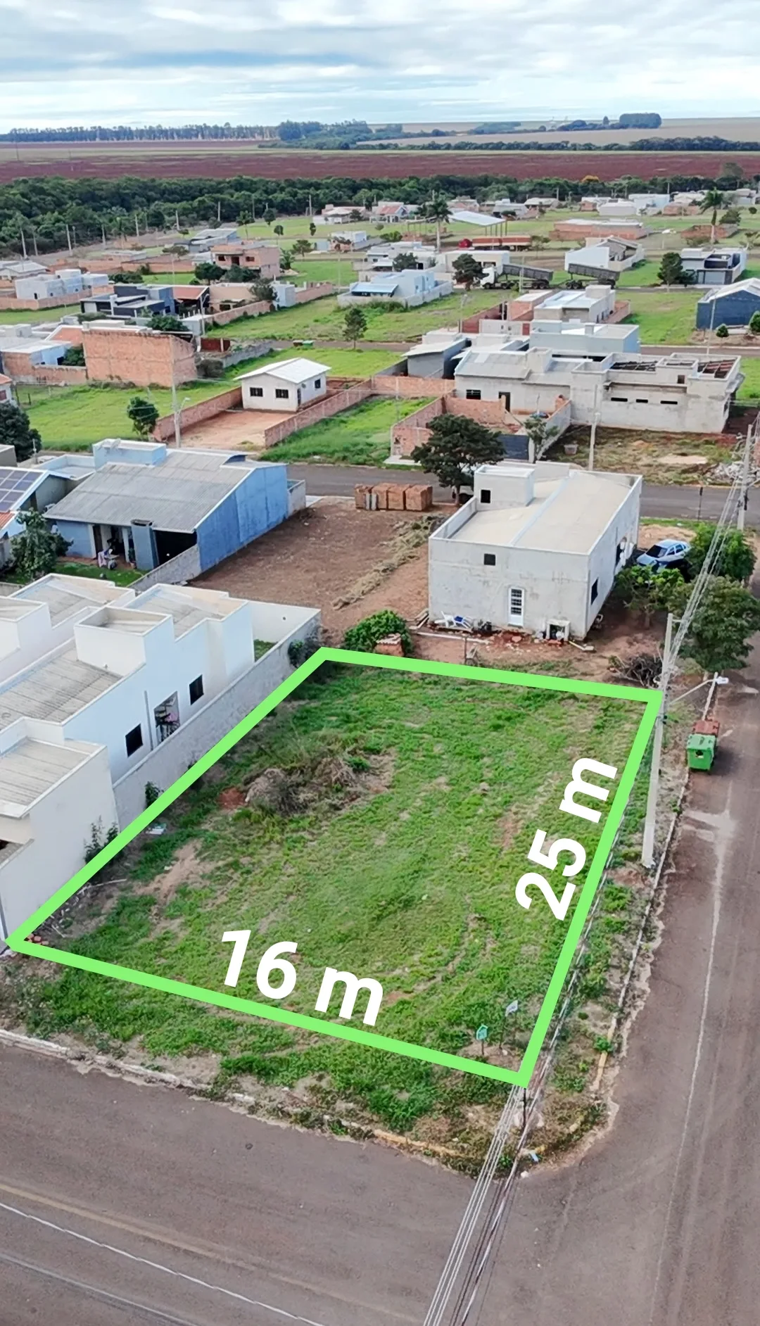 Terreno de esquina à venda com 400 m² no Bairro BAIRRO CIDADE JARDIM 1 em São Gabriel do Oeste