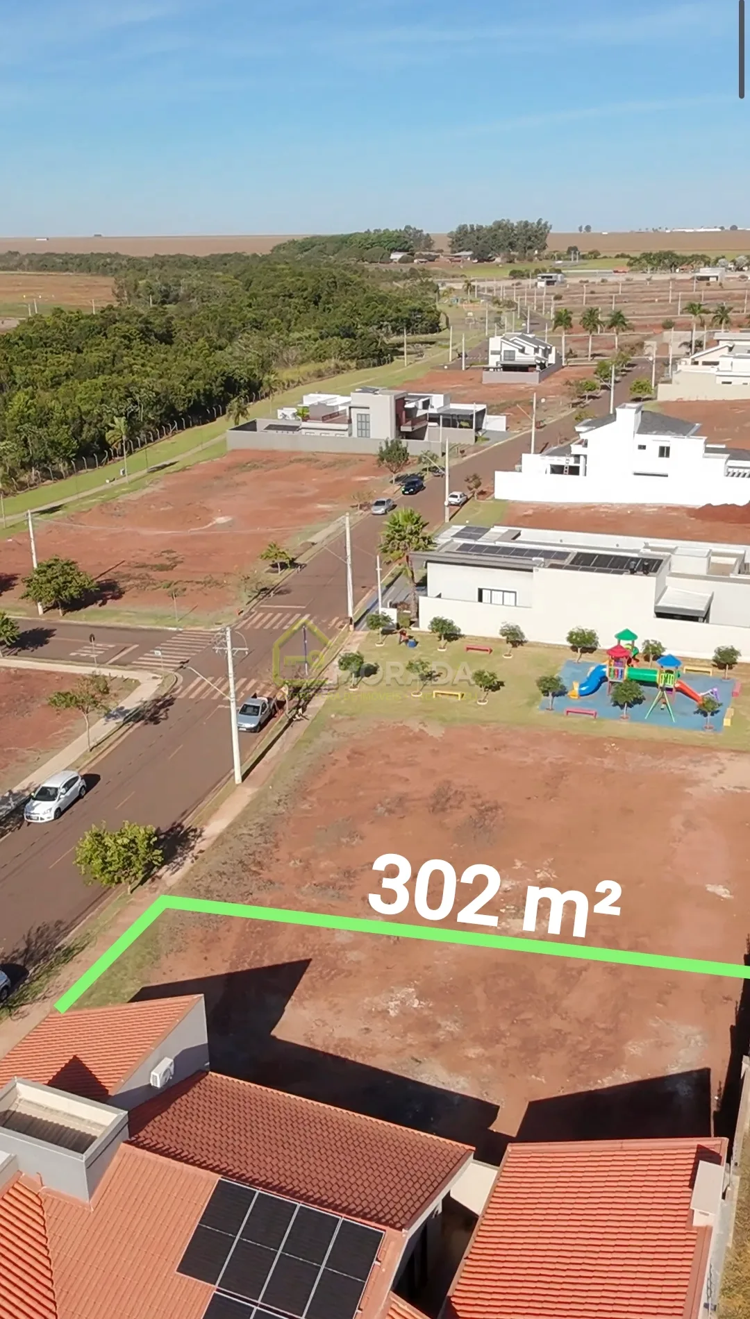 Terreno com 302 m² a venda no Condomínio Alto da Boa vista em São Gabriel do Oeste 