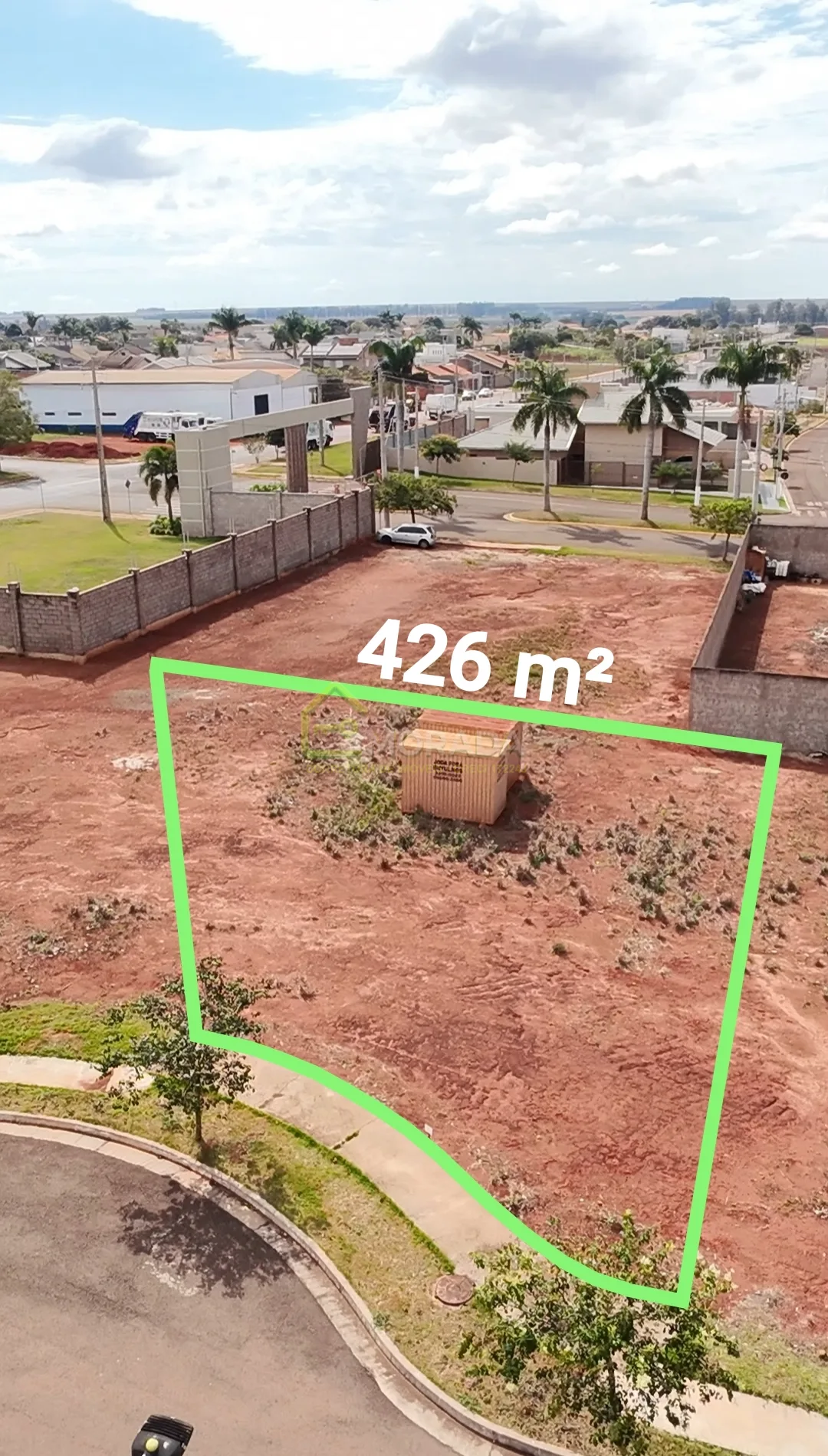 Terreno com 426 m² a venda no Condomínio Alto da Boa vista em São Gabriel do Oeste 