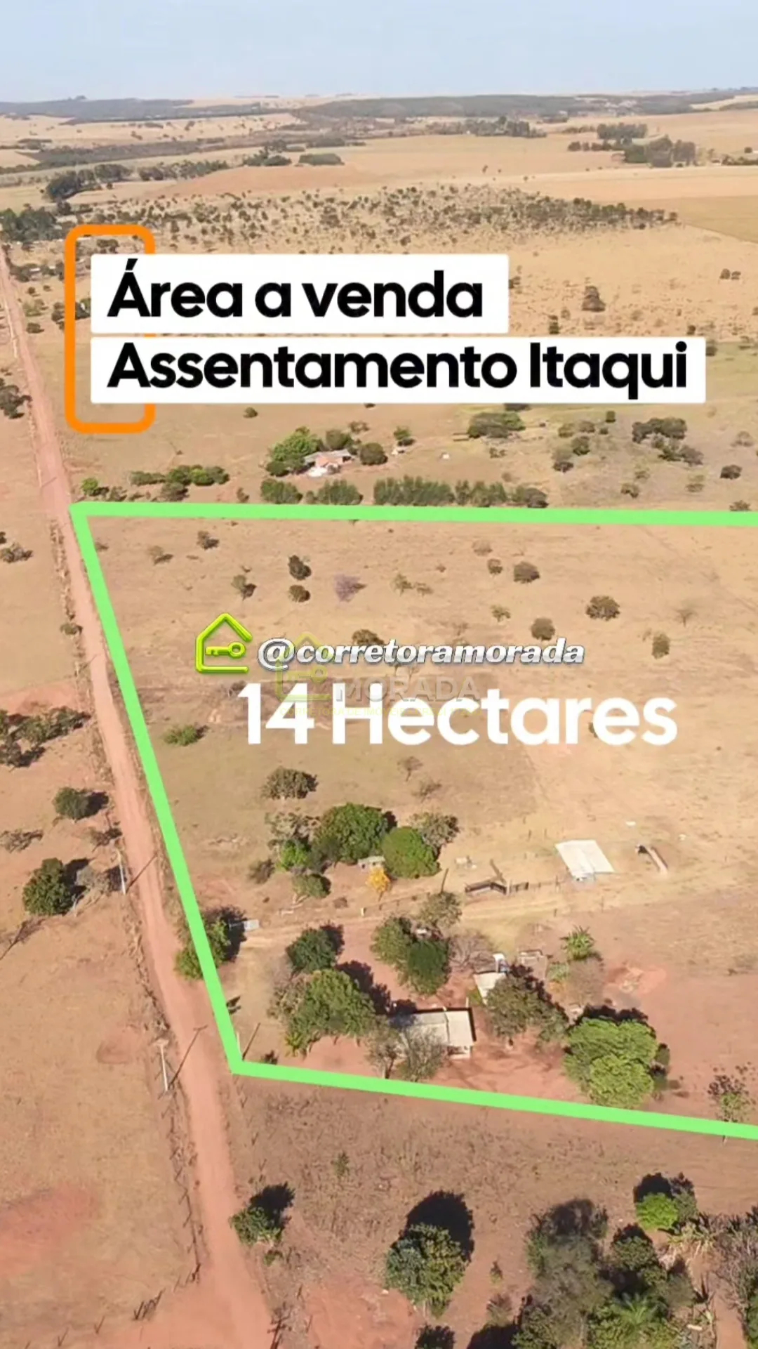 Chácara de 14 Hectares no Assentamento Itaqui a venda em São Gabriel do Oeste MS 