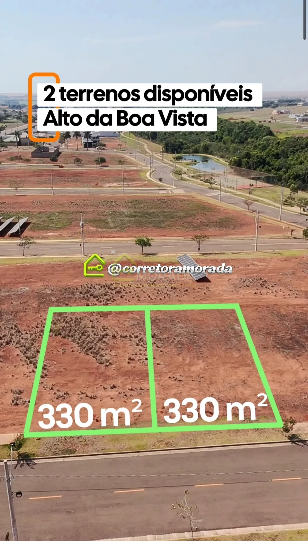 2 terrenos a venda no Condomínio Alto da Boa Vista em São Gabriel do Oeste MS 
